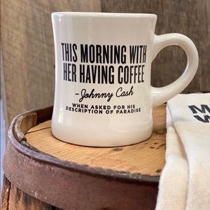 Johnny Cash Quote Dinner Mug